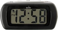Image of Acctim Auric Superbrite Digital Alarm Clock with Large LCD Display - Black