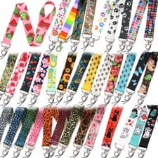 Image of LANYARD Badge Card Holder Key Strap Office School Travel Birthday Christmas Gift