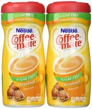 Image of Nestle Coffee Mate Hazelnut Sugar Free Creamer - 2 Pack, 289.1G