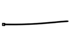 Image of CONNECT 30269 Hellermann Black Cable Tie 300mm x 7.6mm T120I 100 Pcs Nylon Clamp