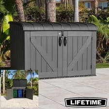 Image of Outdoor Garden Storage Shed XL Large Bike Tool Store Heavy Duty 2190L UK Free PP