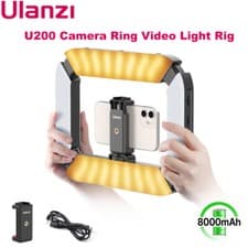 Image of Ulanzi U200 Rechargable Smartphone Camera LED Ring Video Light Rig 2500K-8500K