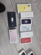 Image of Bundle Apple Empty Boxes, Iphone 12 Pro Max, Iphone 11 X 2 n, 4 X Samsung Boxes