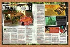 Image of Metal Gear Solid 3 Snake Eater PS2 Original 2003 Vintage Ad - Game Review Promo