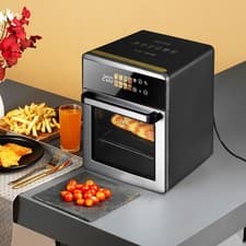 Image of 20L Air Fryer Oven Cooker Digital Display Timer 8 Preset Mode Family Size 1800W