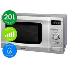 Image of Abode Silver Microwave 700W 20L Digital with 8 Auto Cook Menus Defrost, AMD2002S
