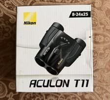 Image of Nikon Aculon T 11 8-24x25 Binoculars - Black , New in Box