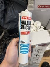 Image of EVO-STIK building Silicone Sealant - Flexible White 290ml, Waterproof