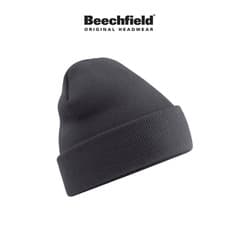 Image of BEECHFIELD Original Cuffed Beanie Double Layer Knit Hat Mens Womens B45