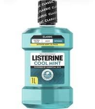 Image of Listerine Cool Mint Mouthwash, 1 Litre 1 l (Pack of 1)
