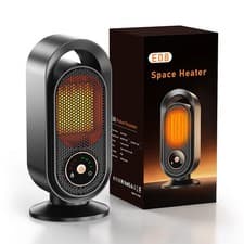 Image of Compact Electric Fan Heater 1500W Ceramic Energy Saving Rapid Heat Output