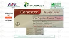 Image of Canesten Thrush Duo - 150mg Oral Capsule & 10g 2% External Cream; EXP 03/2027
