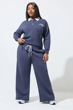 Image of Yours Curve Women's Plus Size Wide Leg Joggers