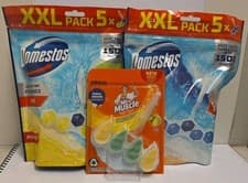 Image of Domestos Power 5 Toilet Rim Block,5 Pack or 10 pack , 55g citrus or ocean