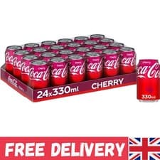 Image of Ultimate Coca Cola Classic Cherry 330ml Can Pack - Refreshing Taste Experience
