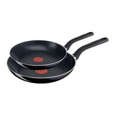 Image of Tefal Taste Twin Pack - Aluminium Thermo-Spot Technology 20/28cm Frypan Set