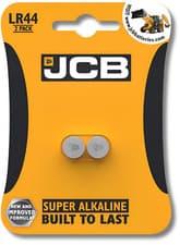 Image of 2x JCB LR44 Batteries Super Alkaline 1.5V Coin Cell A76 AG13 *EXPIRY 09/2028*