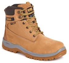 Image of DeWalt Titanium S3 wheat nubuck waterproof steel toe/midsole safety work boot
