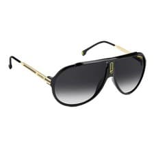 Image of Carrera CA Endurance65/N 807_9O Shiny Black Plastic Sunglasses Grey Gradient