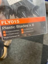 Image of FLYMO FLY015 PLASTIC CUTTING BLADES X 18 3 BOX`S OF 6 FIT COMPACT 30