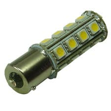 Image of BA15S 23SMD 12v 24v (10-30v) DC 4.6W Warm White LED Bulb Caravan Boat 2019