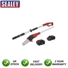 Image of Sealey SV20 Series 20cm Cordless Telescopic Chainsaw Kit 20V 4Ah CP20VTP02
