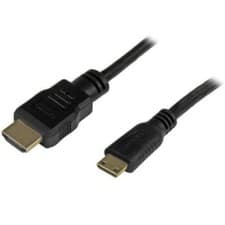 Image of STARTECH HDMIACMM6 6 ft High Speed HDMI Cable with Ethernet HDMI to Mini HDMI