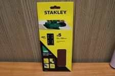 Image of Stanley STA31587 93 x 190 mm Sanding sheets 120G 5pk Bosch Punch hole 2222 pk 5