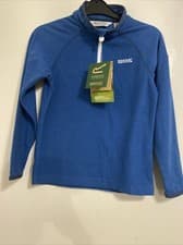 Image of New Regatta Kids Jumper Fleece Loco Quarter Zip Pullover Lightweight Top