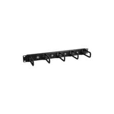 Image of StarTech StarTech Server Rack Cable Management with Holes 1U D-Ring