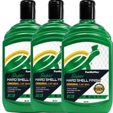 Image of 3 x Turtle Wax 500ml Original Liquid Car Wax Carnauba Synthetic Hard Shell