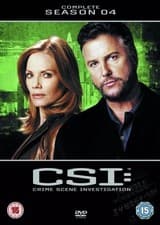 Image of CSI LAS VEGAS COMPLETE SERIES 4 DVD 4th Fourth Forth Season Four Original UK R2