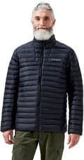 Image of Berghaus Mens Vaskye Jacket Coat Zip Up Puffer Hooded Lightweight Black XXL