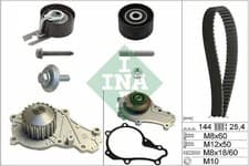 Image of Water Pump & Timing Belt Kit Fits Citroen Ford Peugeot Toyota INA 530023930