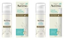 Image of 2 x Boxes Aveeno Calm + Restore Night Cream. For Sensitive Skin. 50 ml Size