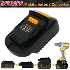 Image of Battery Adapter for Makita 18V Battery BL1860 Converter To DeWalt 20V Power Tool