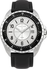 Image of Police PL13669JS/04 Watch Leather Strap New Without Box