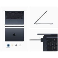 Image of Apple MacBook Air 13.6" (2022) M2 8GB 256GB SSD Midnight C Grade