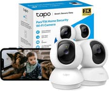 Image of Tapo C210 2 Pack Pan/Tilt Indoor Camera House Security Camera, 2K 3MP Wifi Camer