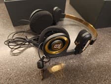 Image of Koss Porta Pro Limited Edition Black Gold On-ear Headphones 3.5mm jack boxed