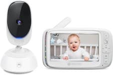 Image of Motorola Nursery VM75 Video Baby Monitor 5'' Infrared Night Vision Two-Way Talk