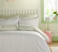 Image of CATH KIDSTON King Multicolour Ticking Stripe Duvet Cover Set 200TC