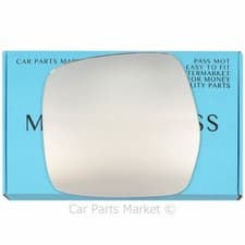 Image of Left Passenger side Flat Wing mirror glass for Toyota Land Cruiser 97-02 heated