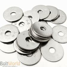 Image of M8 / 8mm A4 MARINE GRADE STAINLESS STEEL PENNY/REPAIR WASHER