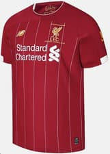 Image of LIVERPOOL F.C Boys Red 2019/20 New Balance Home Football Shirt 11-12 Years BNWT