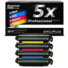 Image of 5X Eurotone PRO Cartridge XXL For HP Color LaserJet Enterprise Flow MFP M-577-C