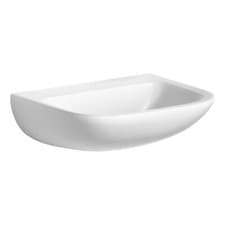 Image of Contour 21 60cm washbasin No tap, chainstay or overflow