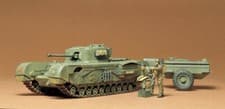 Image of Tamiya 35100 Churchill Crocodile Flamethrower Tank Plastic Kit