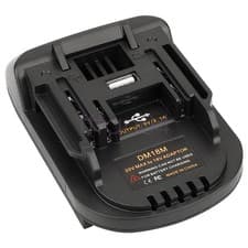 Image of Battery Adapter DM18M Converter for Milwaukee Dewalt 18V to Makita BL1830 BL1860