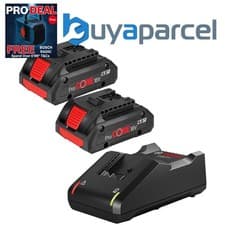 Image of 2 x Bosch 1600A016GB ProCORE GBA 18v 4.0Ah Lithium Ion Battery & Charger Kit